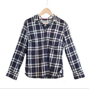 🌈 6/$60, Jack Wills Flannel, Long Sleeve, Blue/Cream/Red Plaid, Size 6